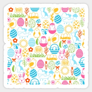 It's Easter Time • Easter Motif • Easter wishes Sticker